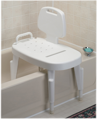 [45-2340] Shower transfer bench, adjustable