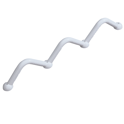 [45-2362] Grab bar, multi-level, plastic, 25"
