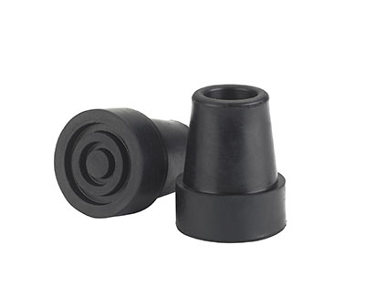 [43-2070] Drive, Replacement Cane Tip, 3/4" Diameter, Black, Pair