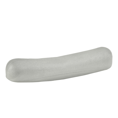 [43-2075] Underarm crutch cushion, slit, gray, 1 pair
