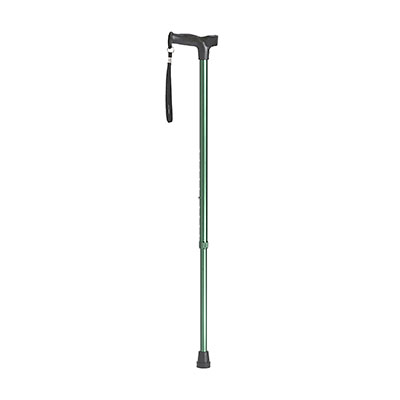 [43-2666] Drive, Comfort Grip T Handle Cane, Forest Green
