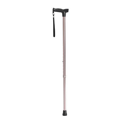 [43-2668] Drive, Comfort Grip T Handle Cane, Rose Gold