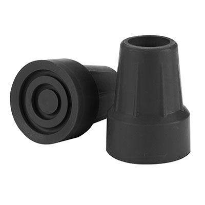 [43-2684] Drive, Crutch Tips, 7/8", Black, 1 Pair