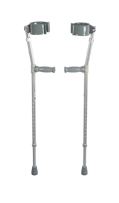 [43-3202] Drive, Lightweight Walking Forearm Crutches, Bariatric, 1 Pair