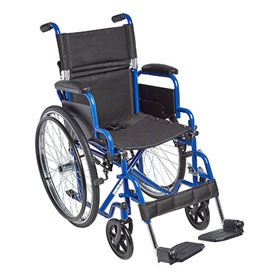 [32-2062] Ziggo 16&quot; Wheelchair, Blue