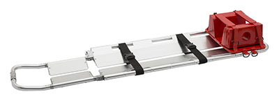 [16-1911] Aluminum Scoop Stretcher-Silver