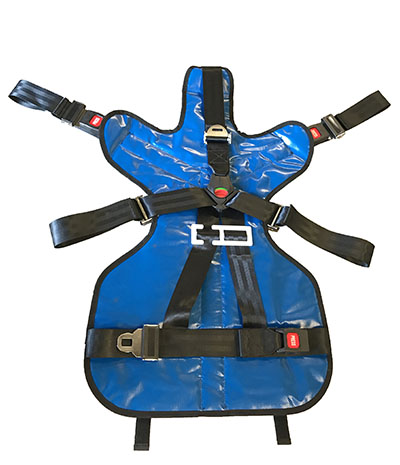 [16-1912] Deluxe Pedi-Save Child Restraint Seat/System-Royal Blue