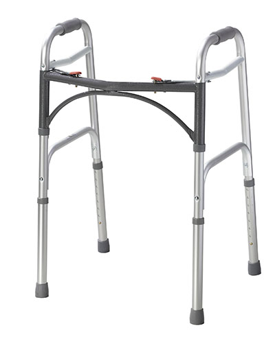 [43-3065] Drive, Deluxe Two Button Folding Walker