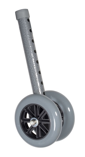 [43-3181] Drive, Heavy Duty Bariatric Walker Wheels, 5", 1 Pair