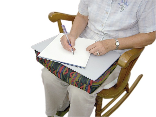 [43-2291] Wheelchair accessory, bean bag lap desk, 12 x 16 inch