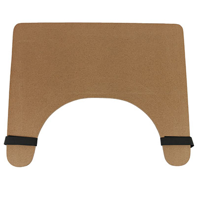 [50-1300] Wheelchair tray, economy, 24" x 20", wood finish