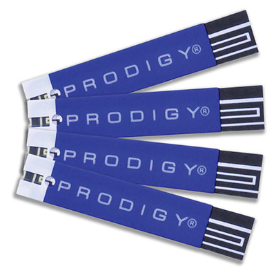 [12-2081] Prodigy No Coding Blood Glucose Test Strips, 50 count