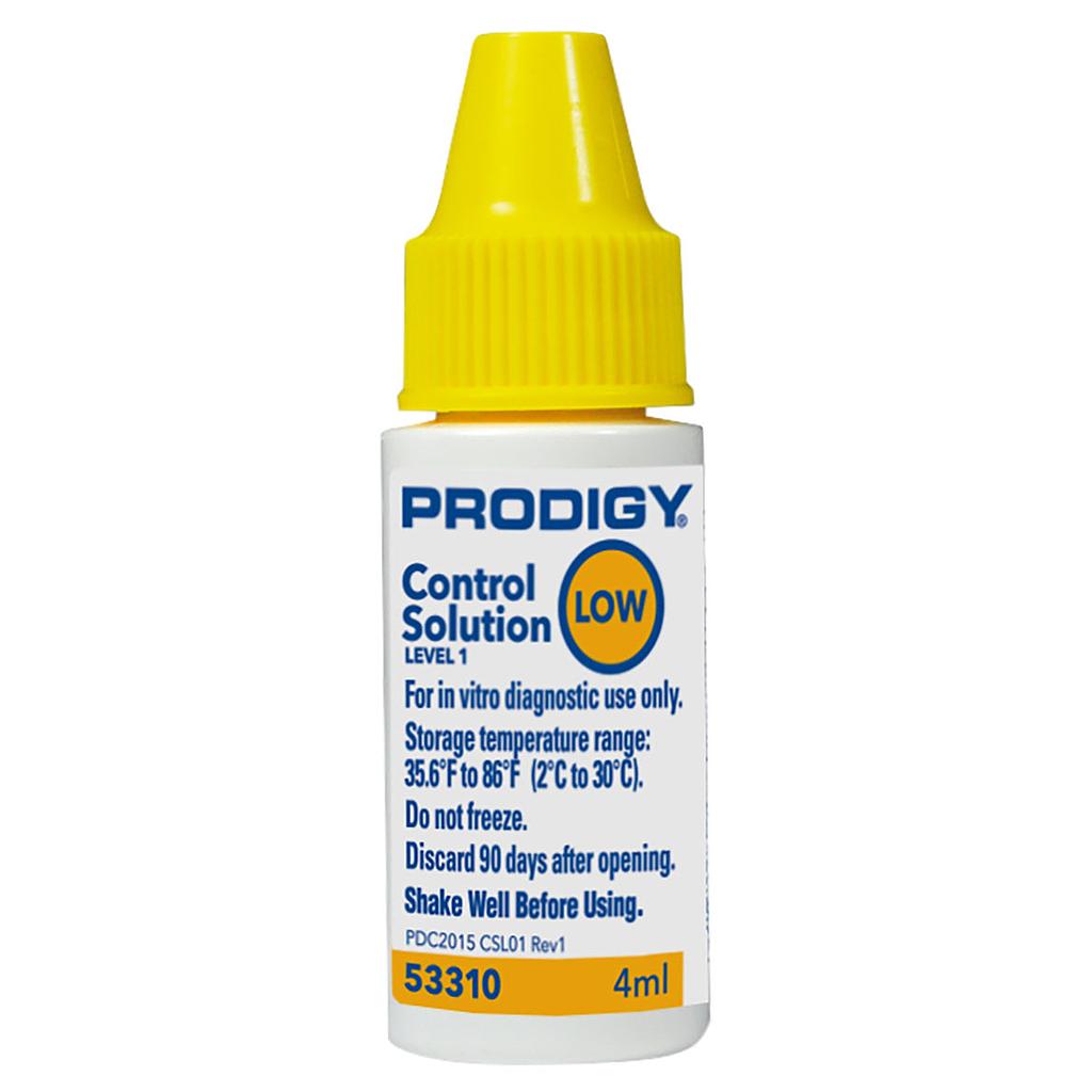 [12-2082] Prodigy Control Solution, Low, 4 ml