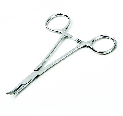 [12-5017] ADC Kelly Hemostatic Forceps, Curved, 5 1/2", Stainless