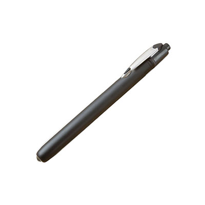 [77-0004] ADC Metalite Reusable Penlight, Black
