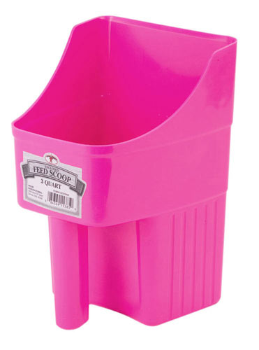 [153850] 3 Quart Plastic Enclosed Feed Scoop