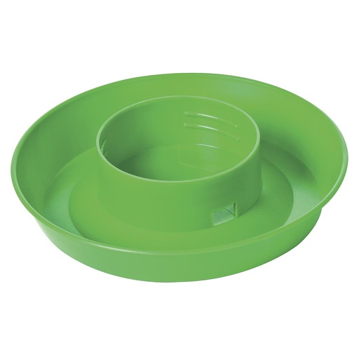 [740LIMEGREEN] 1 Quart Screw-On Poultry Waterer Base