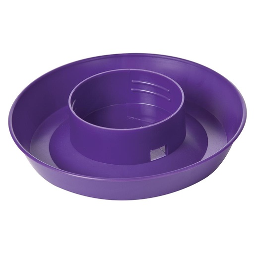 [740PURPLE] 1 Quart Screw-On Poultry Waterer Base