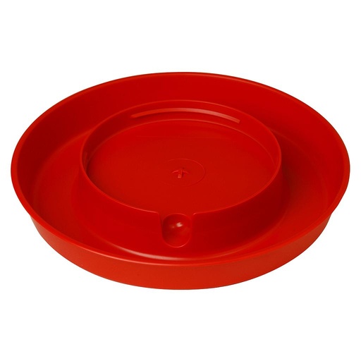 [750] 1 Gallon Plastic Screw-On Poultry Waterer Base