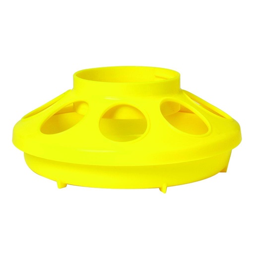 [806YELLOW] 1 Quart Plastic Feeder Base
