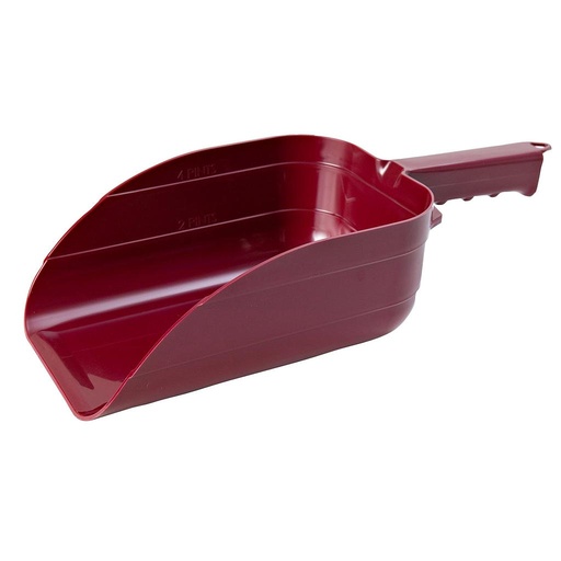 [90BURGUNDY] 5 Pint Plastic Utility Scoop
