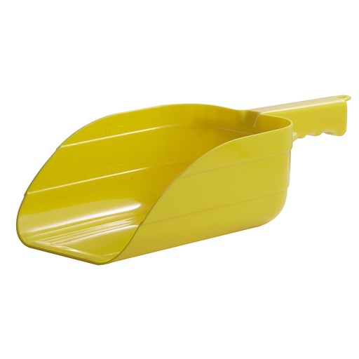 [90YELLOW] 5 Pint Plastic Utility Scoop