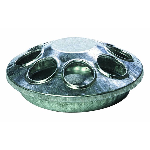 [9808] Round Metal Chick Feeder
