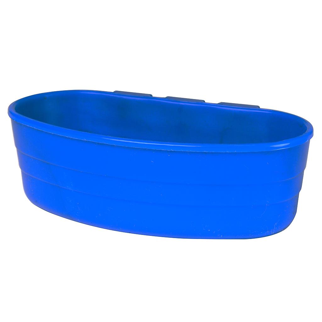 [ACU1BLUE] 1/2 Pint Plastic Cage Cup