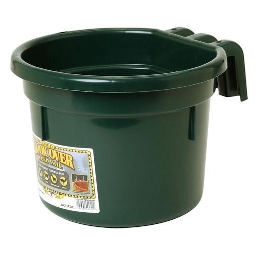 [CPHGREEN] 8 Quart Hook Over Feed Pail
