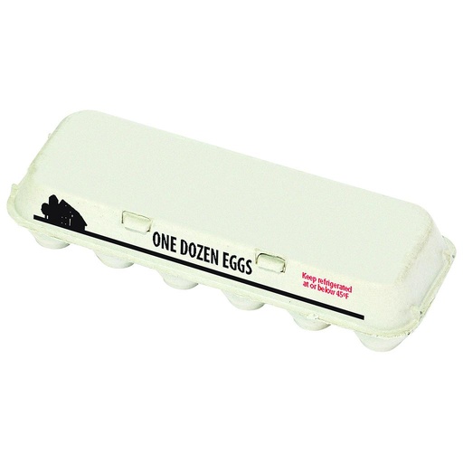 [EGGCTNSLD] Solid Top Egg Carton