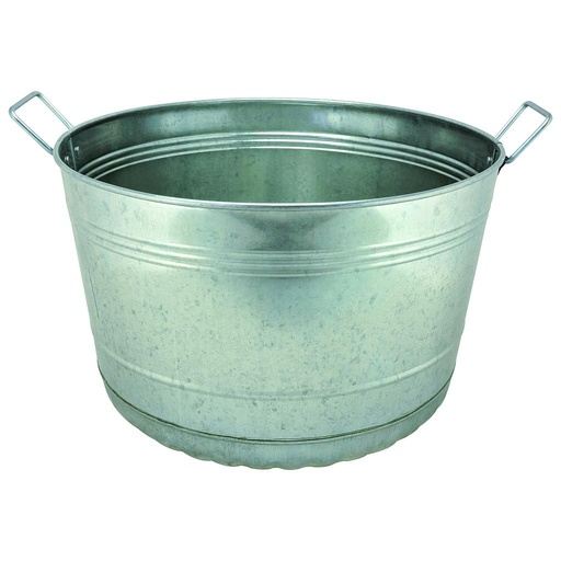 [GBT8] 8 Gallon Galvanized Bushel Tub