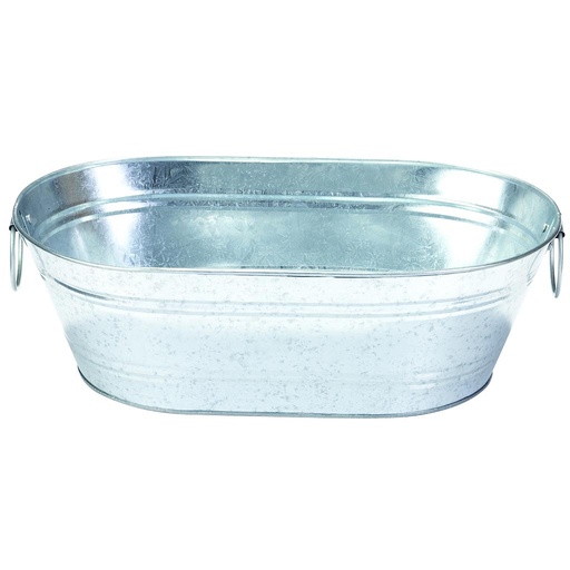 [GOT4] 4 Gallon Galvanized Oval Tub