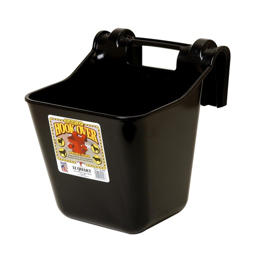 [HF12BLACK] 12 Quart Plastic Hook Over Feeder