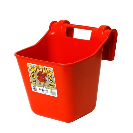[HF12RED] 12 Quart Plastic Hook Over Feeder