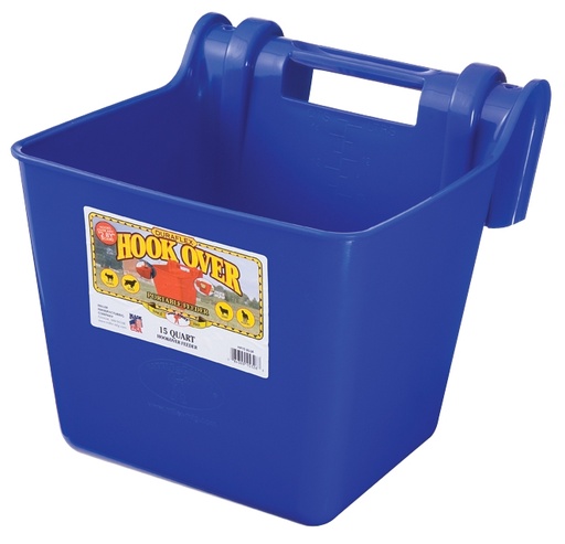 [HF15BLUE] 15 Quart Hook Over Feeder - Economy