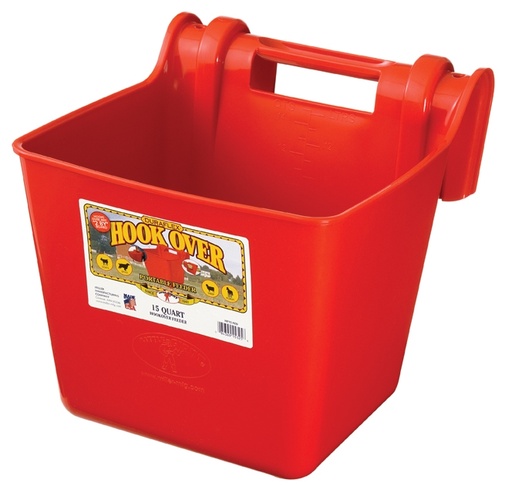 [HF15RED] 15 Quart Hook Over Feeder - Economy