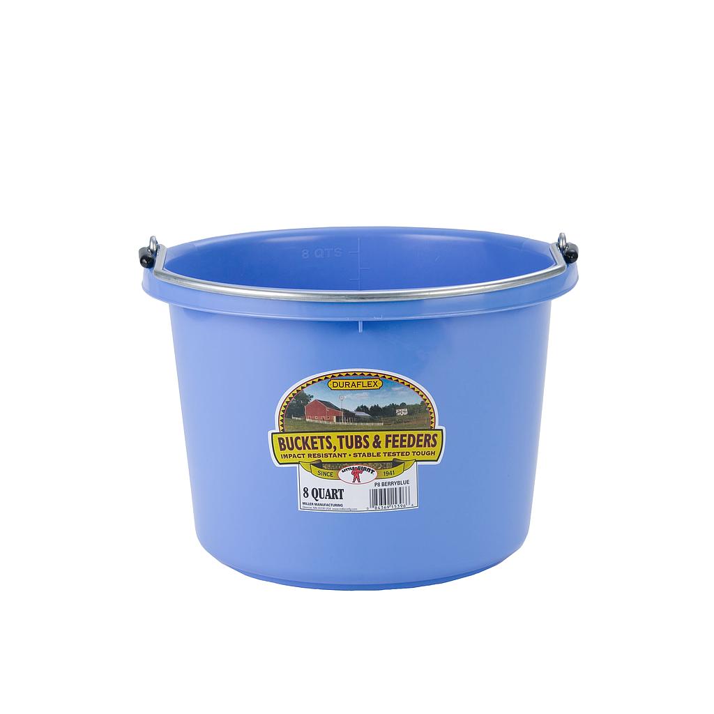 [P8BERRYBLUE6] 8 Quart Plastic Bucket