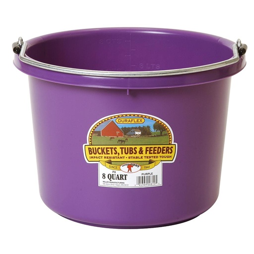 [P8PURPLE6] 8 Quart Plastic Bucket