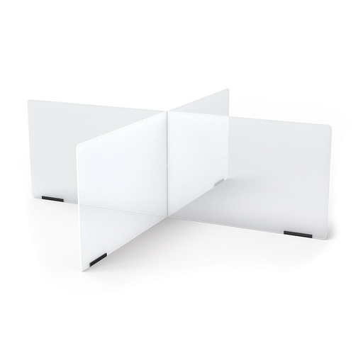 [9829JC] Jonti-Craft® See-Thru Table Divider Shields - 4 Station - 47.5" x 47.5" x 16"