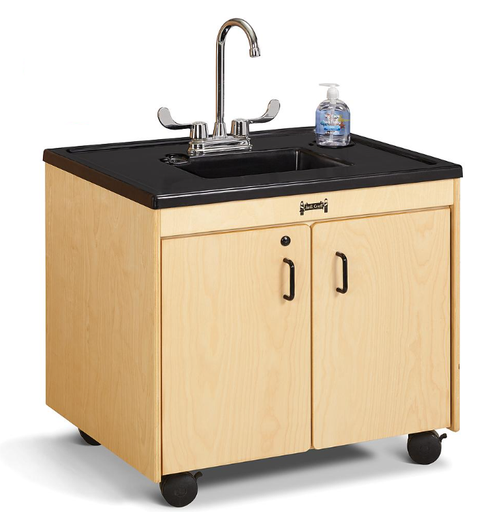 [1380JC] Jonti-Craft® Clean Hands Helper without Heater - 26" Counter - Plastic Sink