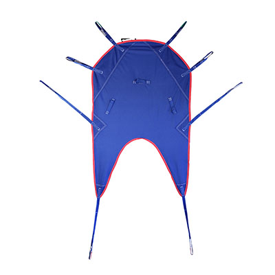 [01-9600] Bestcare patient lift sling, split leg with full head support, medium (400 lb)