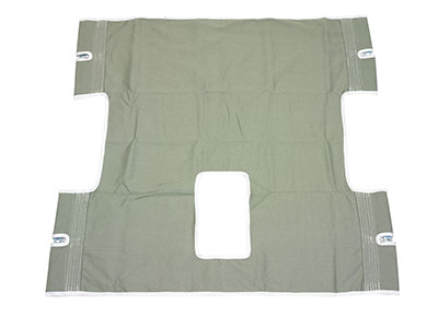 [43-2925] Drive, Bariatric Heavy Duty Canvas Sling with Commode Cutout