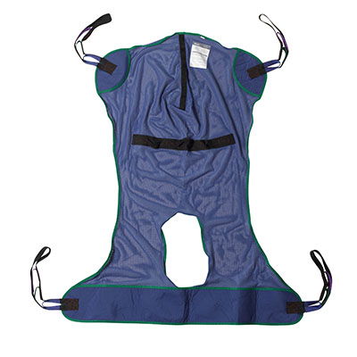 [43-2960] Drive, Full Body Patient Lift Sling, Mesh with Commode Cutout, Medium