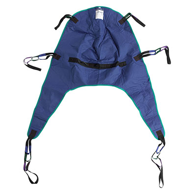 [43-2973] Drive, Divided Leg Patient Lift Sling with Headrest, Medium