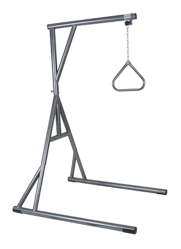 [43-3185] Drive, Bariatric Heavy Duty Trapeze Bar, Silver Vein