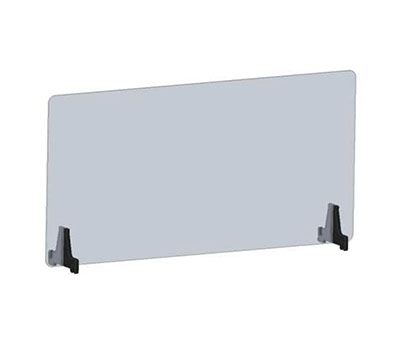 [75-0431] Sneeze Guard with Interlocking Legs, 47.75&quot;W x 23.75&quot;H