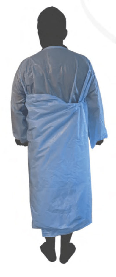 [69-0556] Level 3 Hospital Gown, Blue, Case of 50