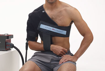 [13-2525] Game Ready Wrap - Upper Extremity - Right Shoulder with ATX - Medium (33-45" chest)