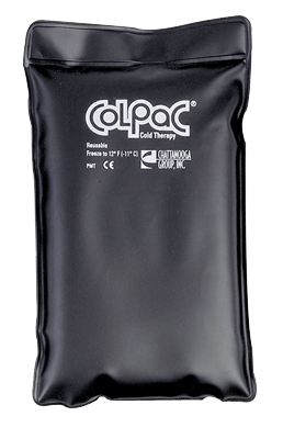 [00-1562] ColPaC Black Urethane Cold Pack - half size - 6.5&quot; x 11&quot;