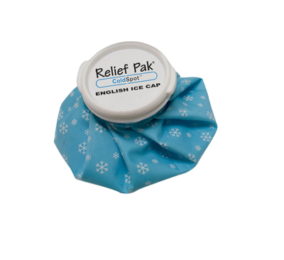 [11-1060] Relief Pak English ice cap reusable ice bag - 6&quot; diameter